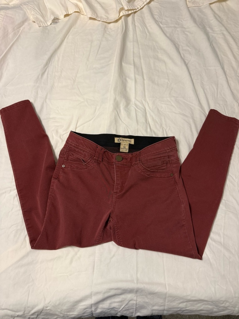 Democracy Women's Burnt Orange Skinny Jeans - Picture 4 of 5